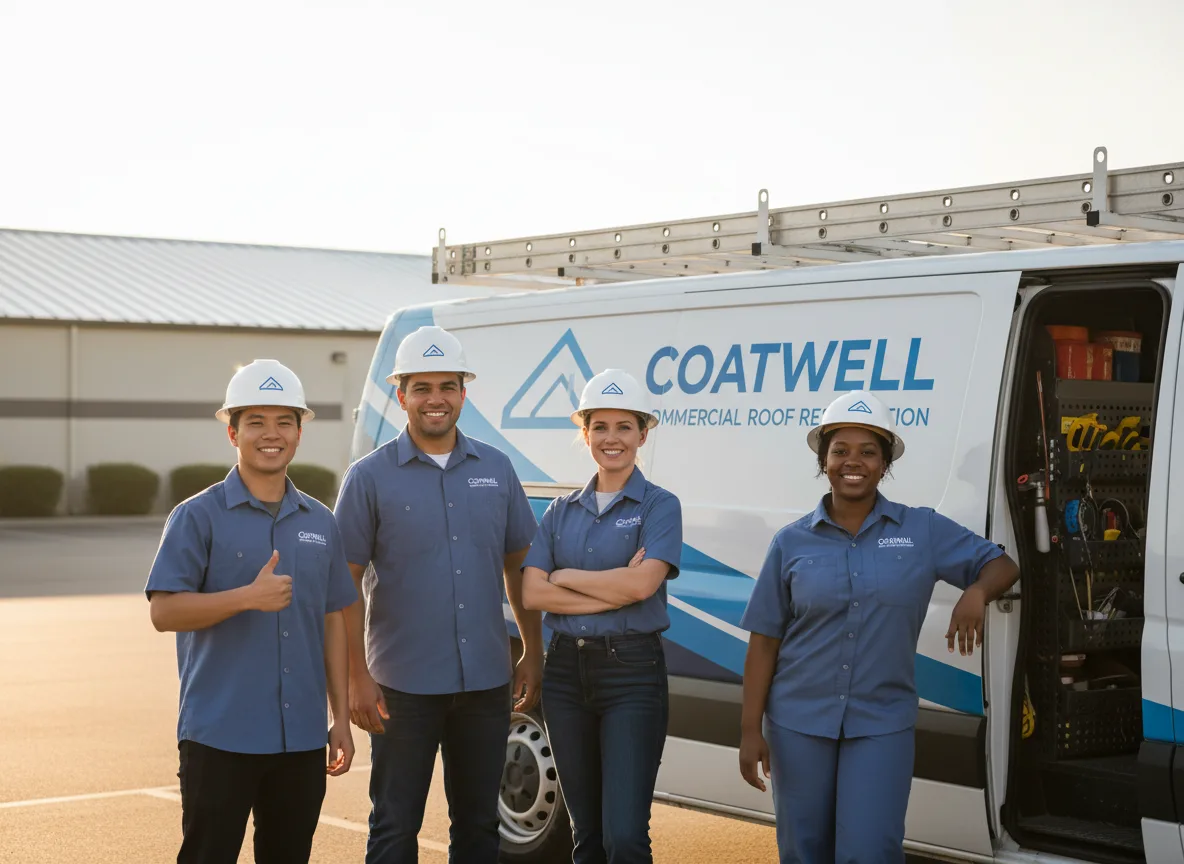 Commercial roof coating company in Hines, MN